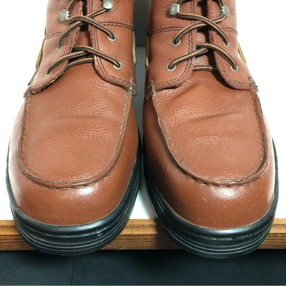 Wolverine Leather Work Steel-Toed BOOTS Size 14-M Excellent Condition - Like New - Picture 1 of 10